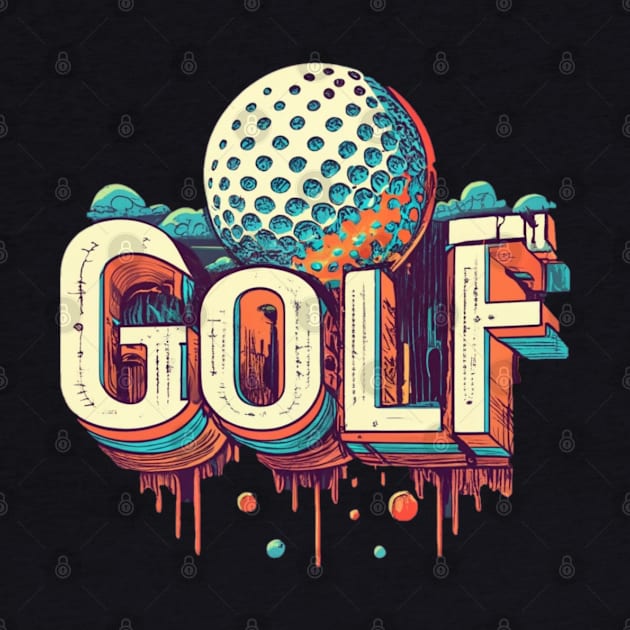 golf ball by AOAOCreation